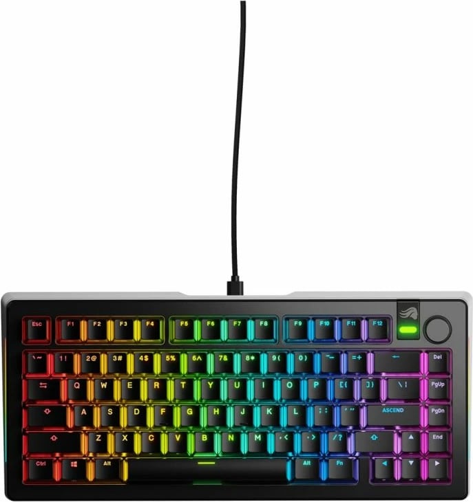 Tastierë mekanike gaming Glorious GMMK 3 PRO 75%, e zezë