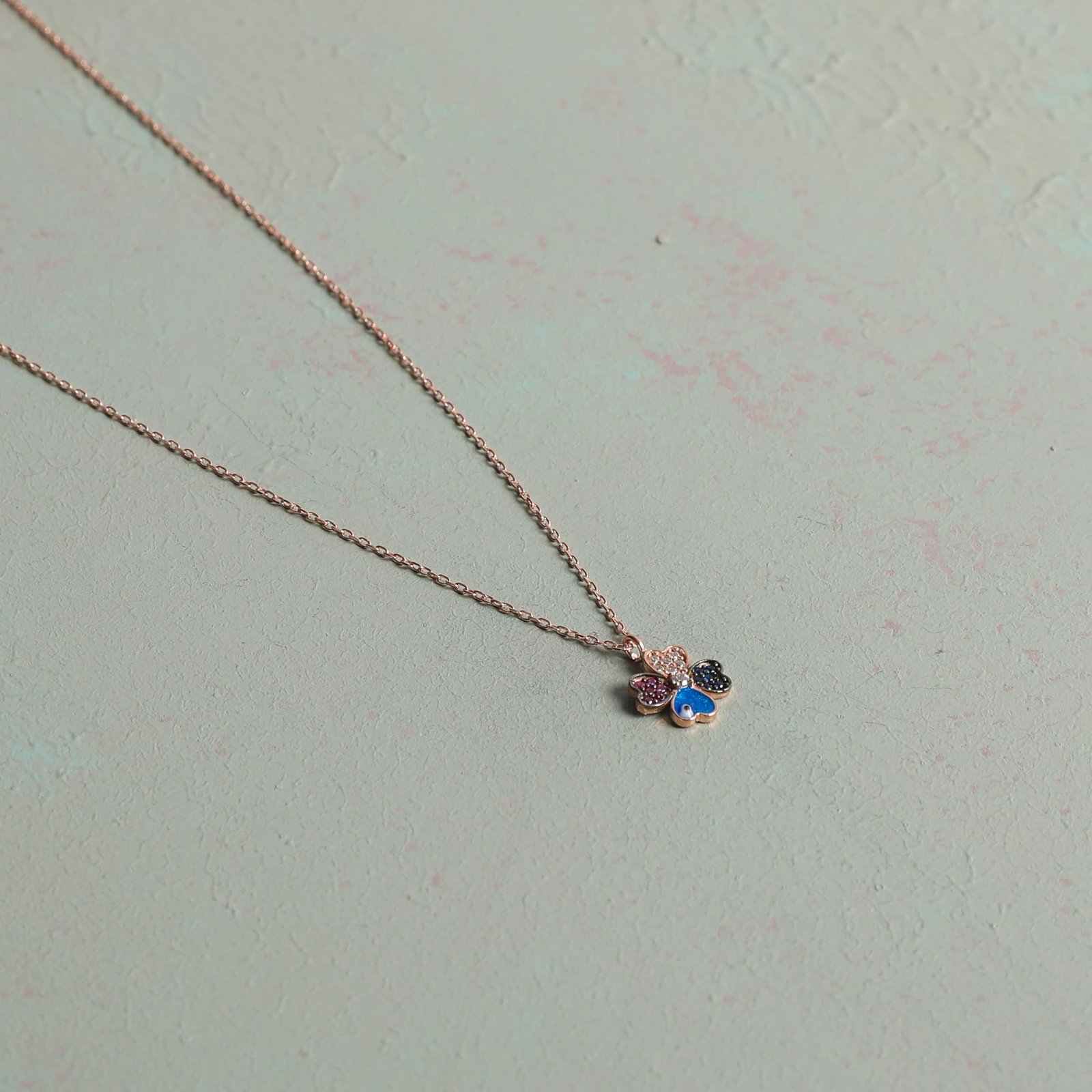 Varëse argjendi, ngjyrë rozë ari, Jumeon, 9432KOLYE