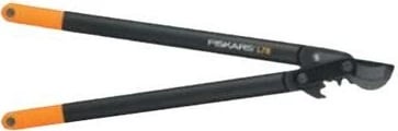 Krasitës degësh bypass, Fiskars, PowerGear II L78 (1000584), 70 cm, prerje deri 50 mm, 1060 g, zi/portokalli