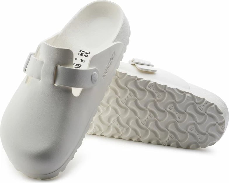 Papuqe për femra Birkenstock, ngjyrë krem