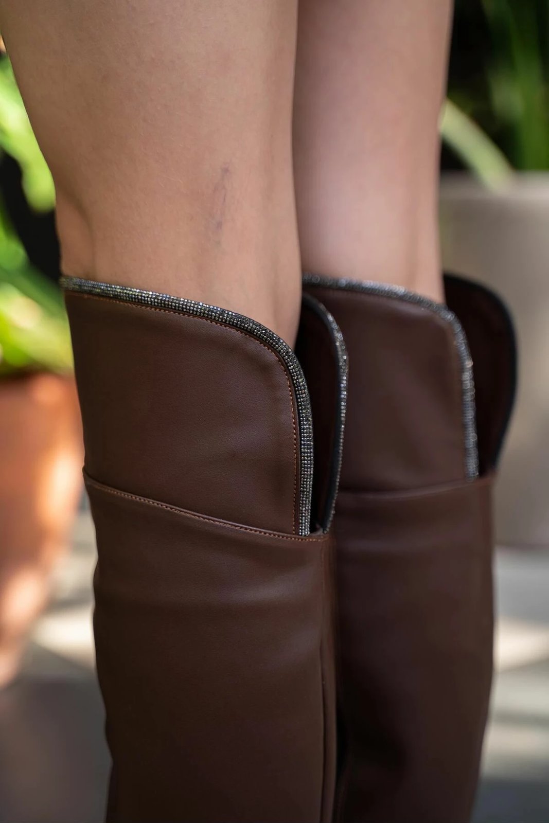 Çizme për gra, ngjyrë kafe, Jumeon, MK1350123KR20-003