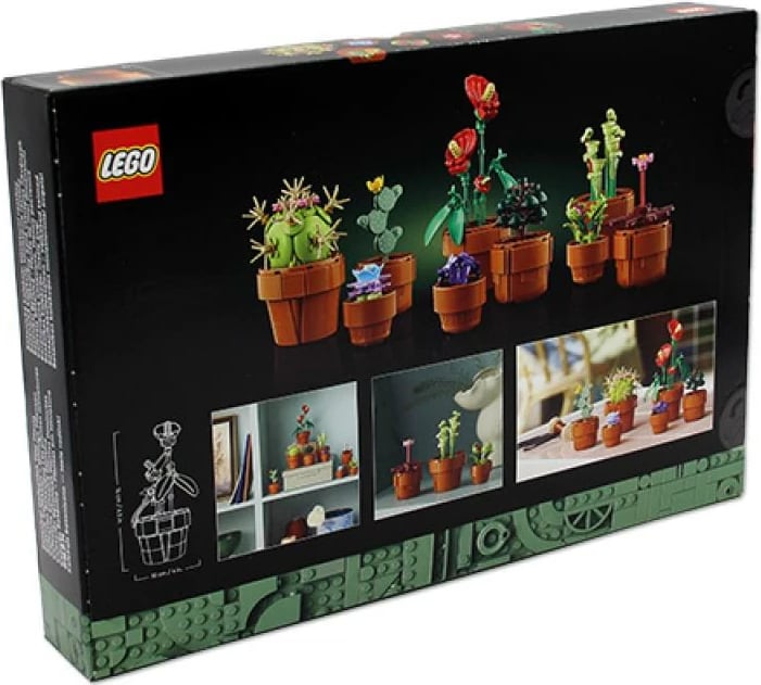 Set ndërtimi, LEGO Icons, 10329, mini bimë 758 pjesë, jeshile/kuqe