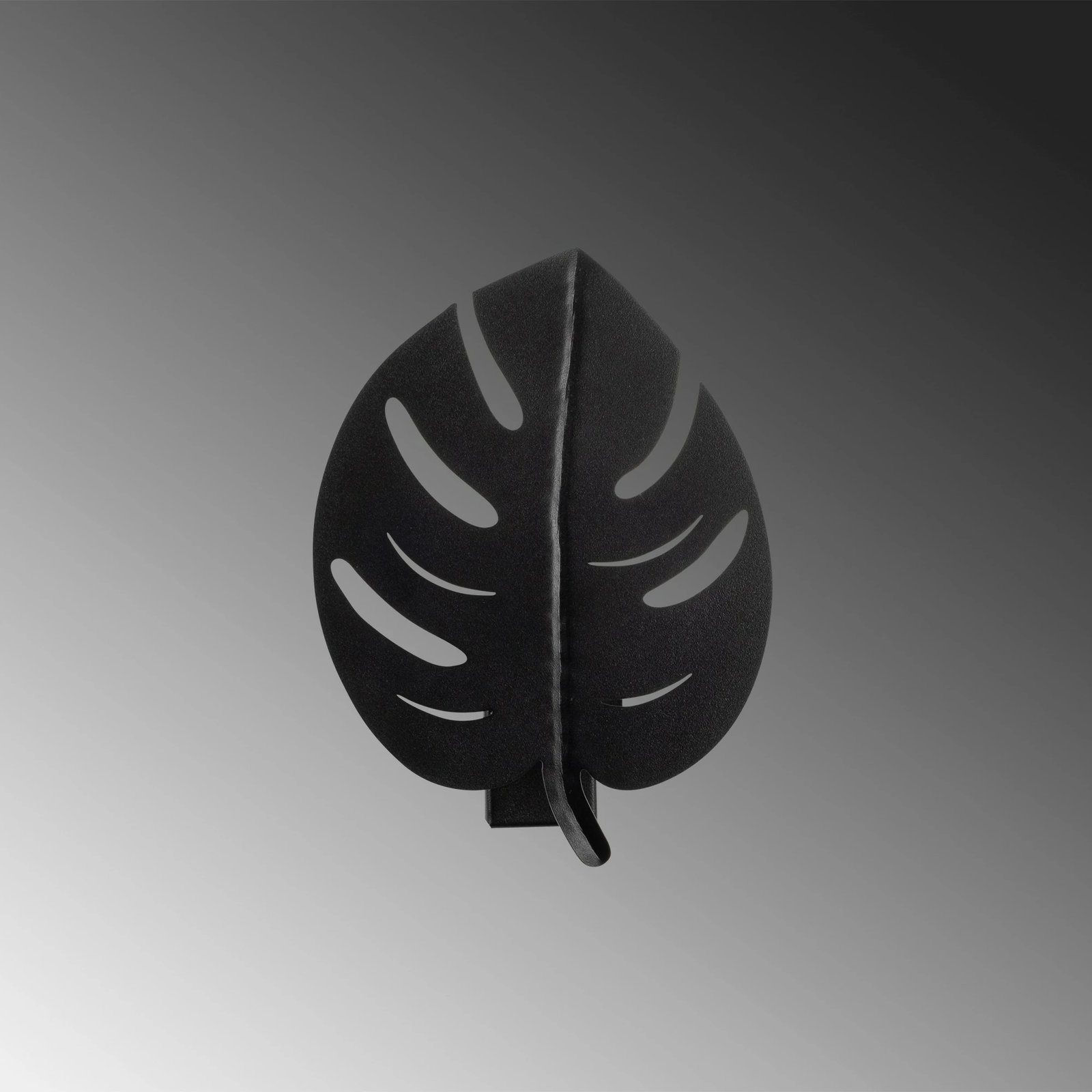 Llambë muri, dizajn gjethe, e zezë, Opviq Sivani MR-843 Llambë muri, dizajn gjethe, e zezë, Opviq Sivani MR-843