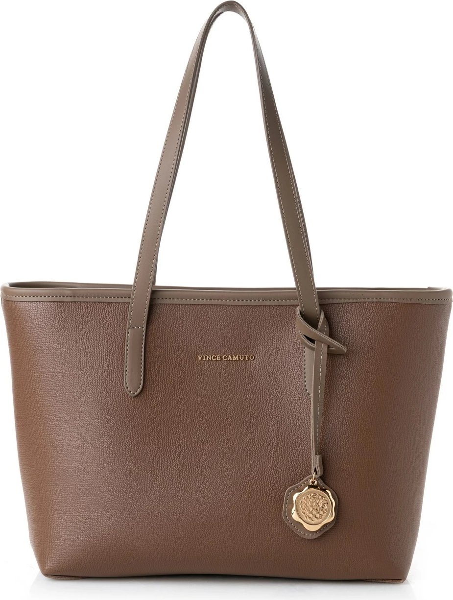 Torbë tote Vince Camuto, Taormina, ngjyrë mink e errët