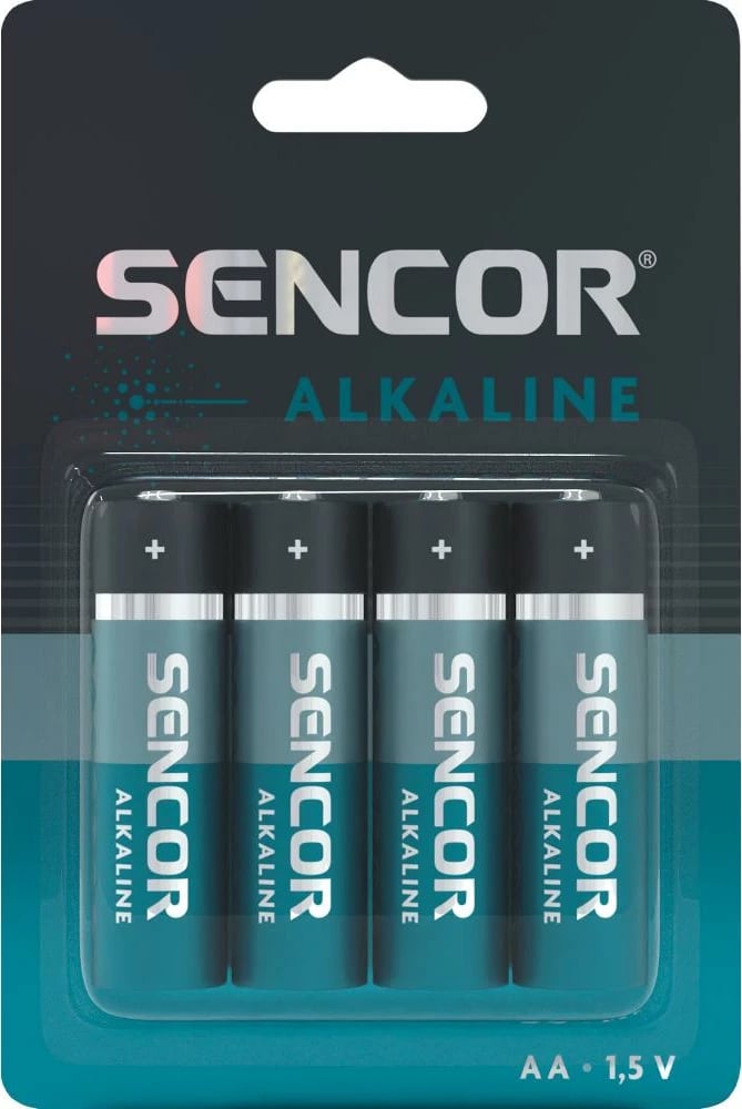 Bateri Sencor SBA LR6 4BP AA Alk, 4 copë