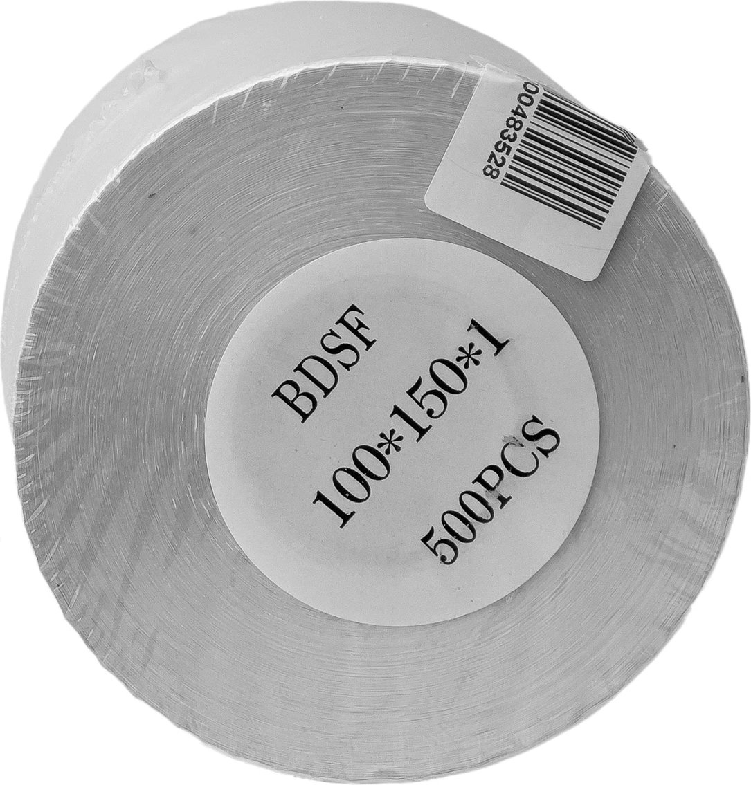 Etiketa termike Hurtel 100x150mm, 500 copë, e bardhë