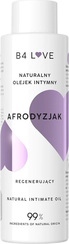 Vaj intim dyfazësh për femra 4organic B4Love, 100ml