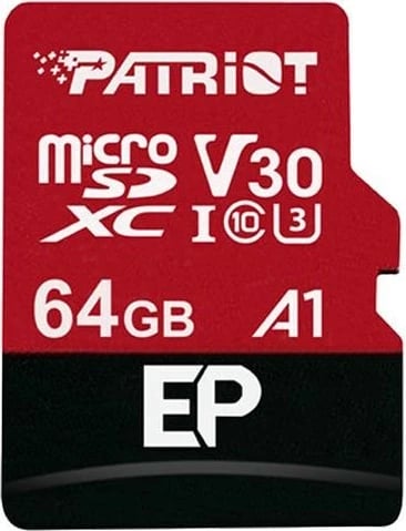 Kartë memorie Patriot MicroSDXC, 64GB