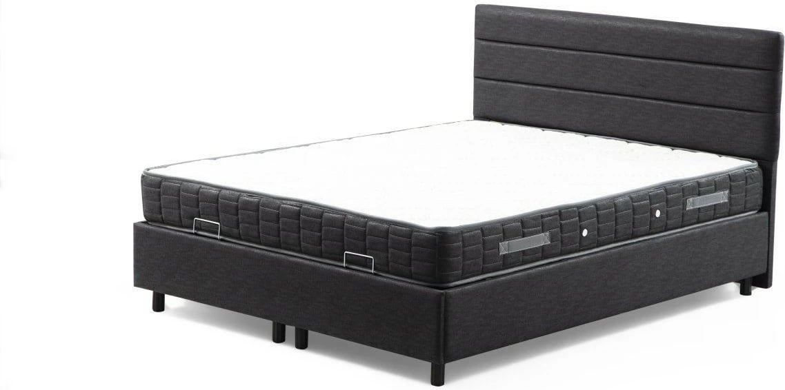 Set dysheku, baza dhe shtrati, ngjyrë antracit, Skye Decor, 90x190cm