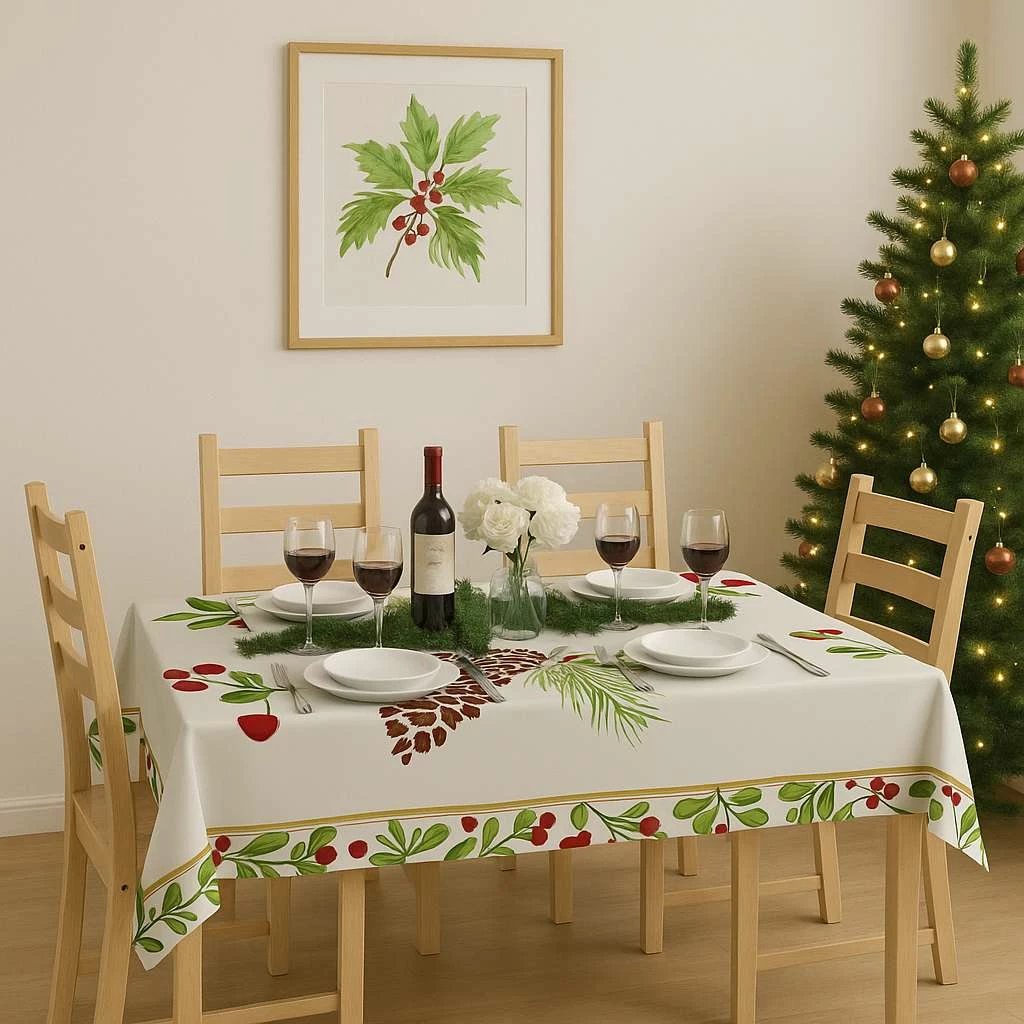 Mbulesë tavoline Hermia Concept, shumëngjyrëshe, HM-Tblnwy26-4, 140x220cm