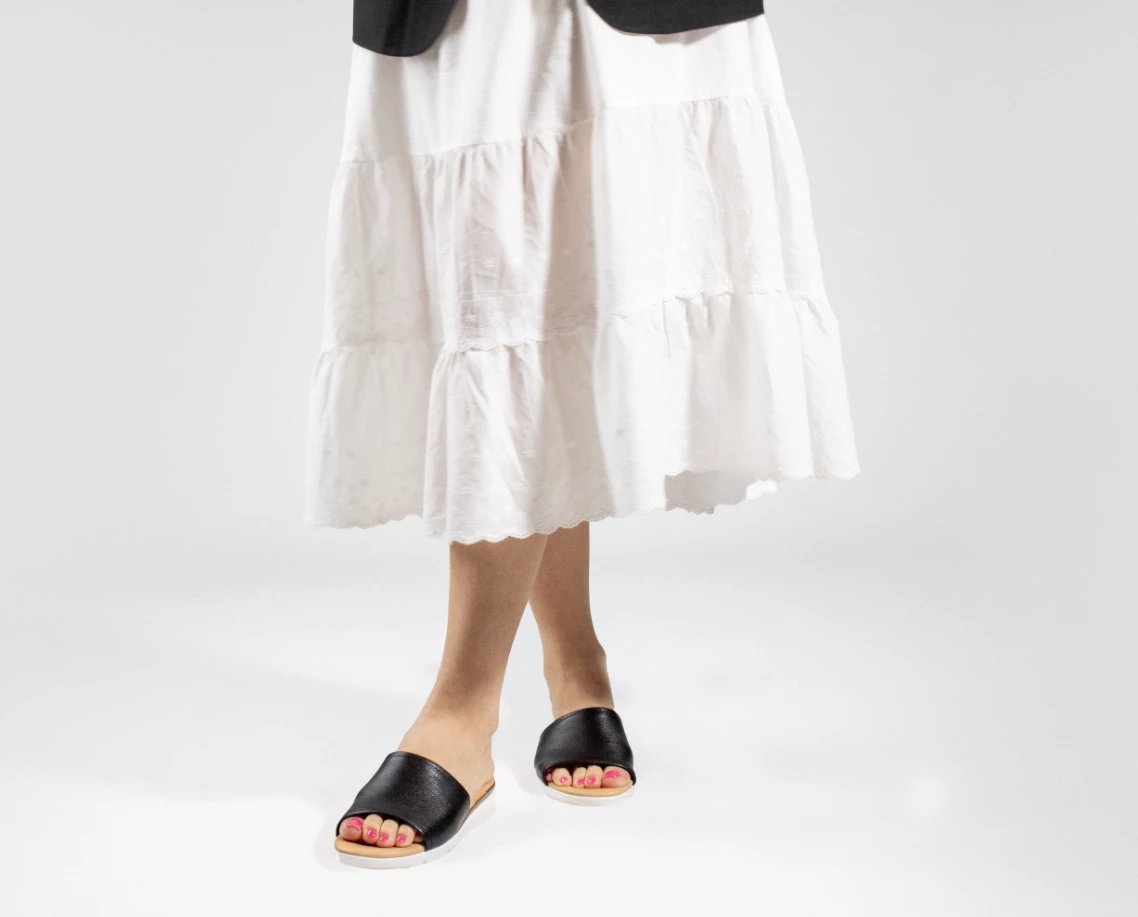  Sandale per femra LUNA, të zeza