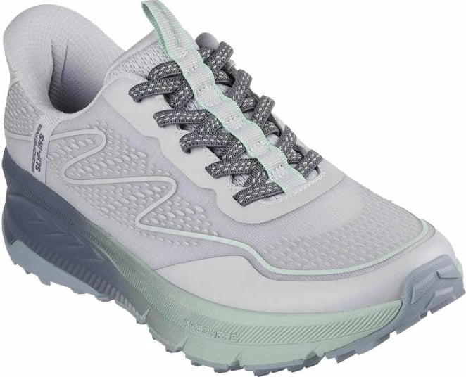 Atlete për femra Skechers, gri e gjelbër