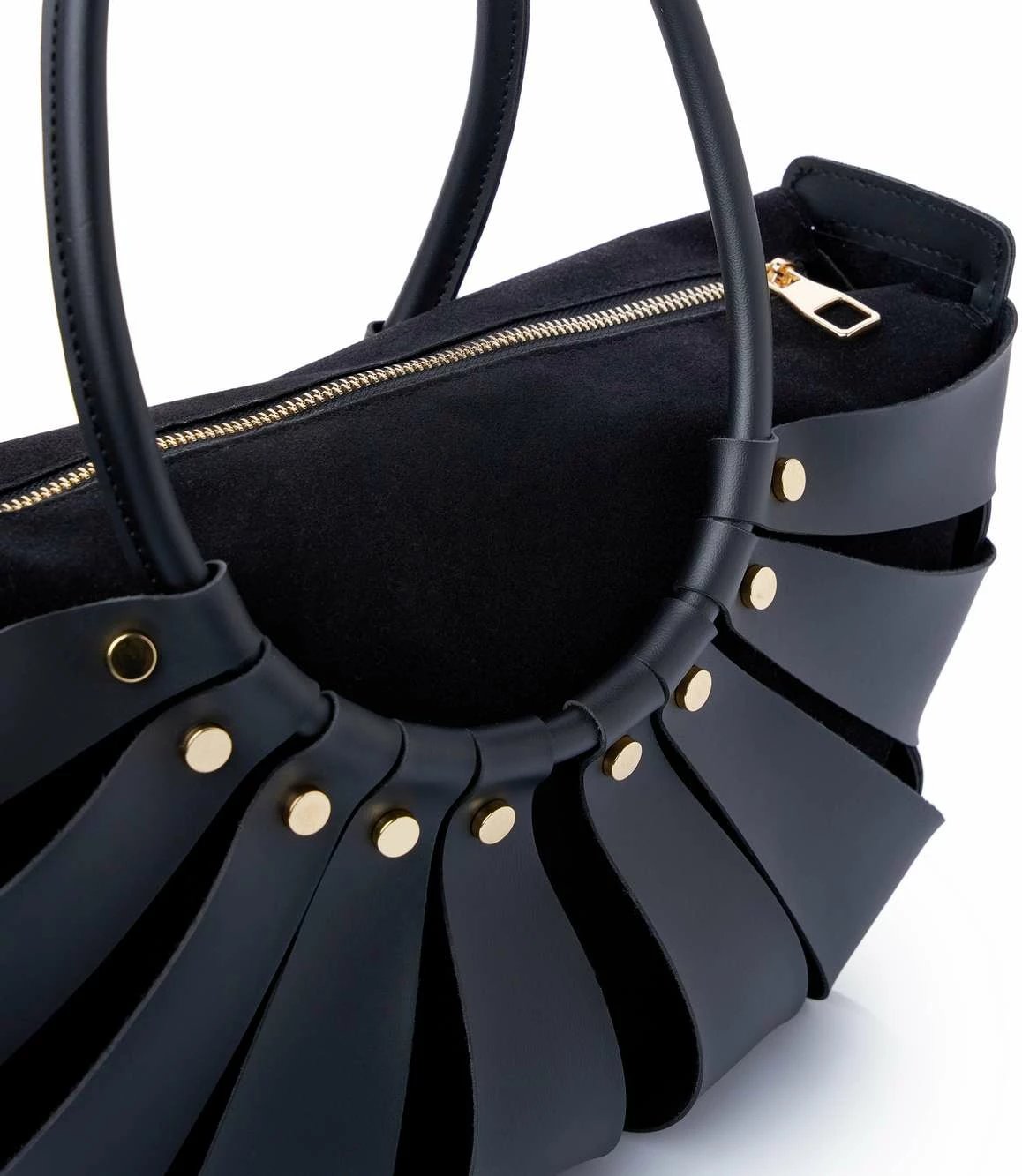 Çantë shpatullës Lucky Bees, Ingrid, e zezë