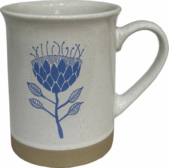 Filxhan Ydra, gur porcelani, ngjyrë e bardhë, kaltër e çelët, bezhë, 10x10x12cm Filxhan Ydra, gur porcelani, ngjyrë e bardhë, kaltër e çelët, bezhë, 10x10x12cm