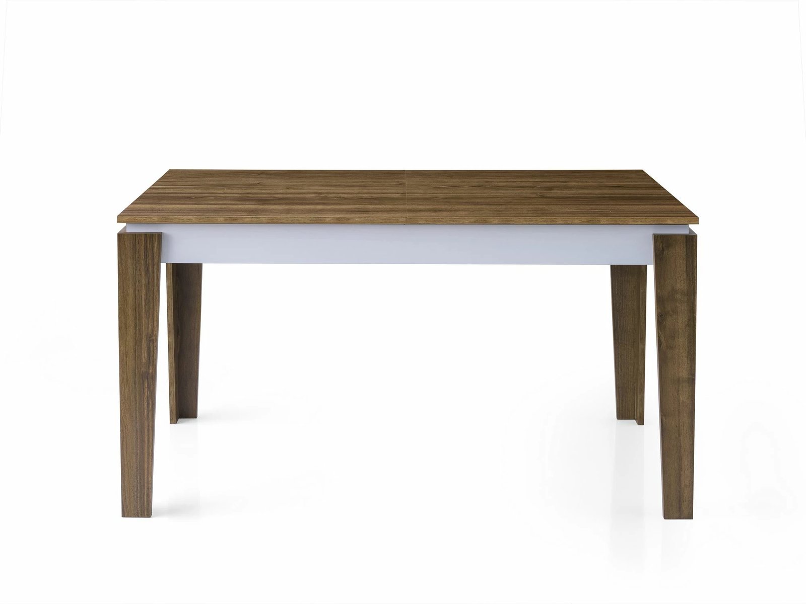 Tavolinë ngrënie me zgjatje, ngjyrë arre dhe e bardhë, Skye Decor Cunda - 2981