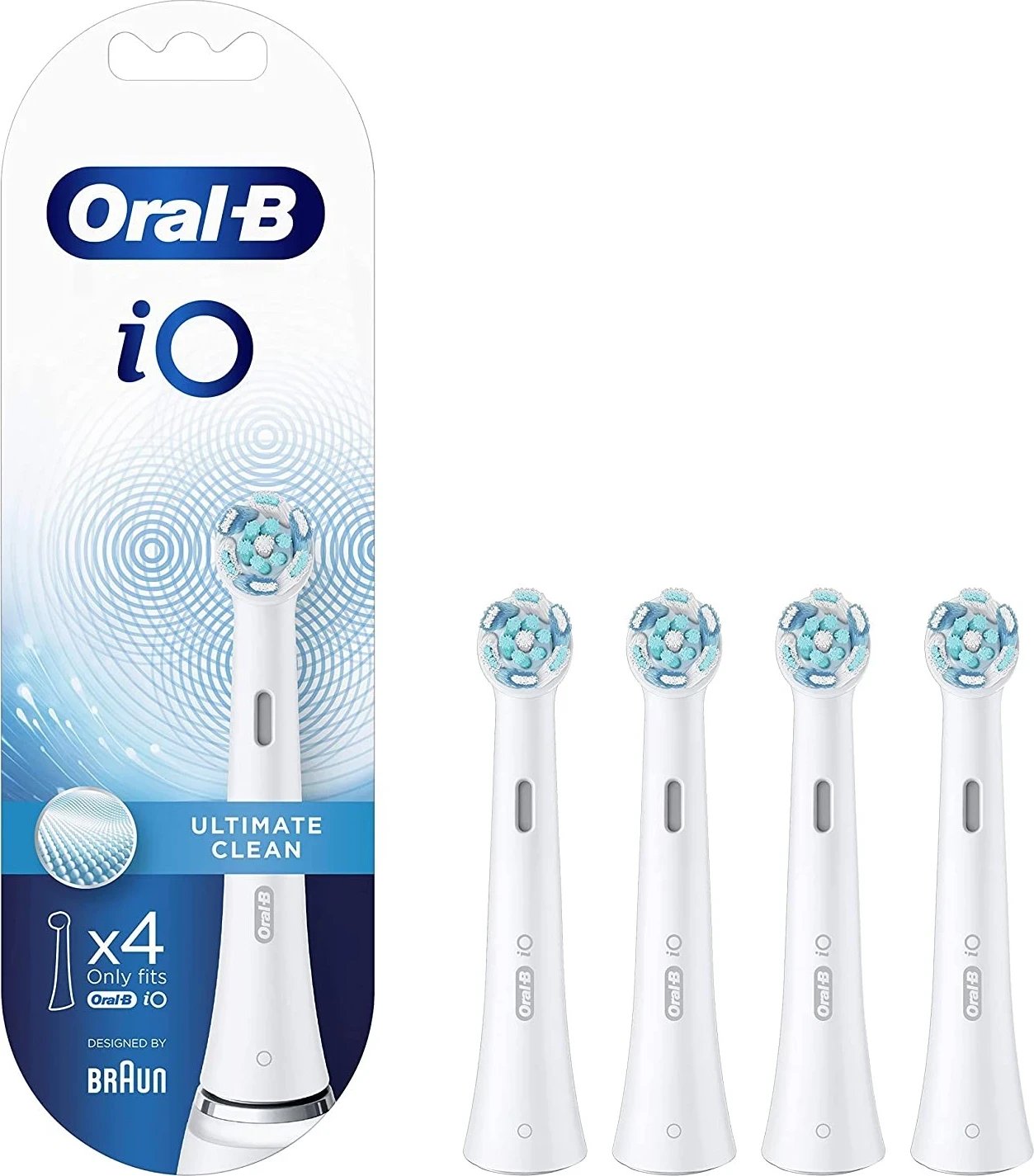 Koka të furçës Oral-B iO Ultimate Clean EB4, të bardha