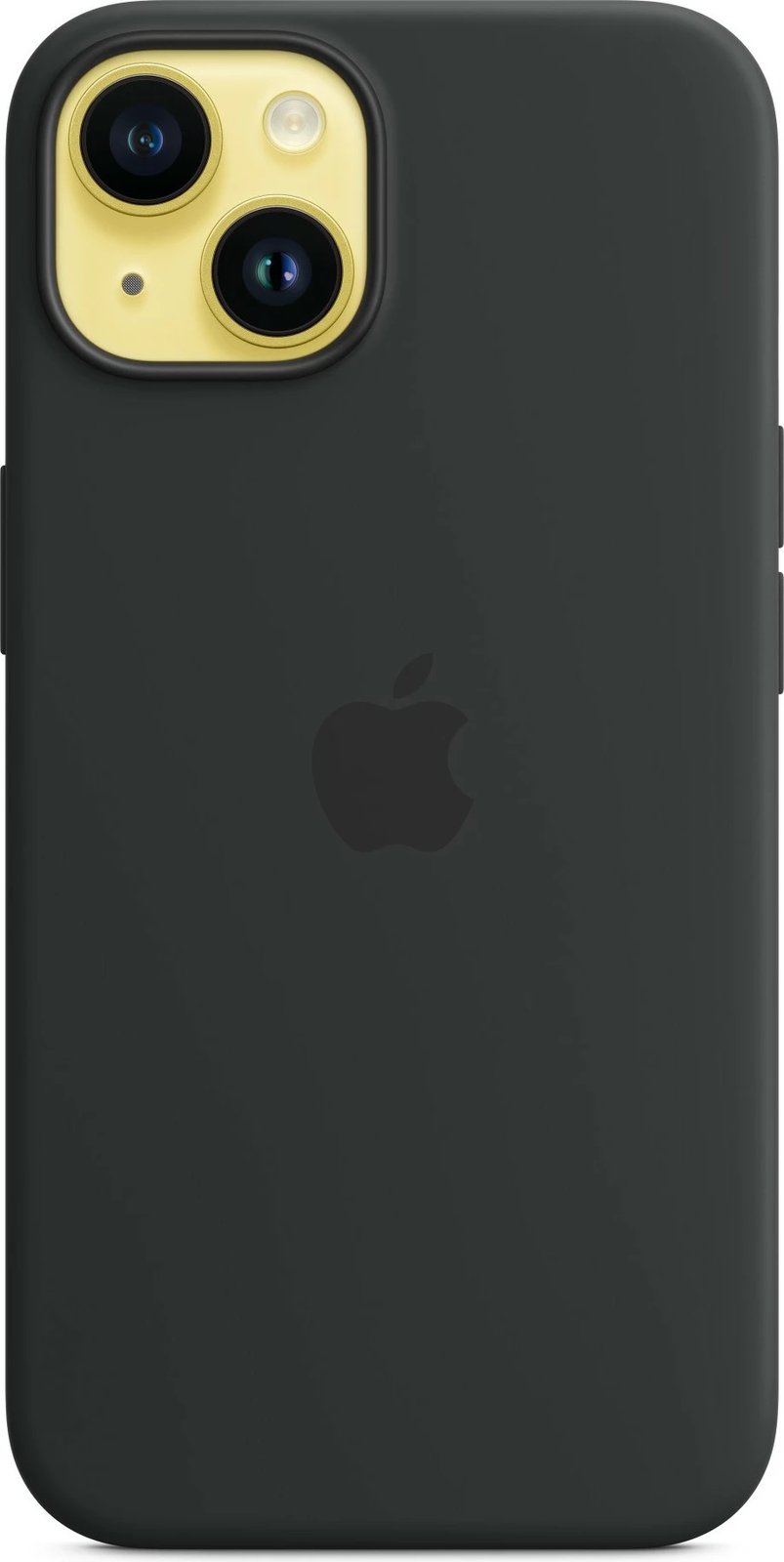 Mbështjellës silikon për iPhone 14 Apple, MagSafe, Ngjyrë e zezë