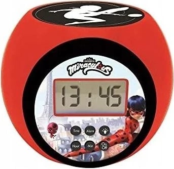 Orë me alarm & projektor për fëmijë Lexibook, e kuqe