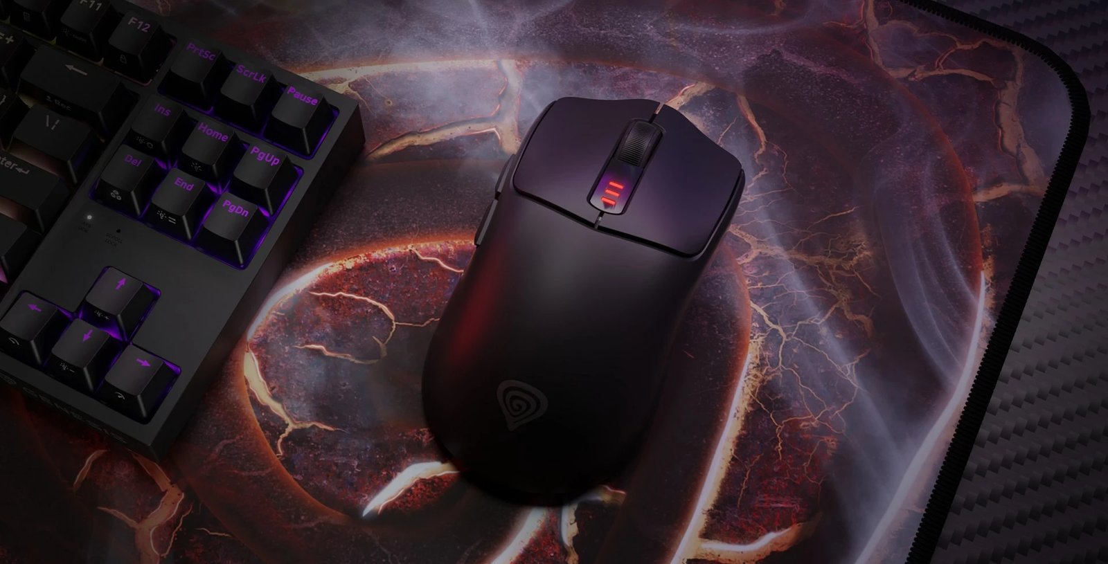 Maus GENESIS Zircon 500, Wireless/Wired, 10000 DPI, i zi Maus GENESIS Zircon 500, Wireless/Wired, 10000 DPI, i zi