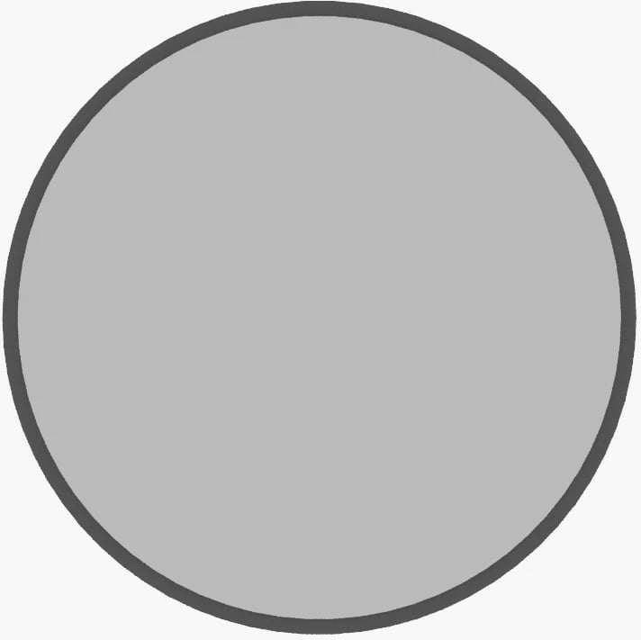 Pasqyrë dekorative Skye Decor, ngjyrë antracit, Ozze