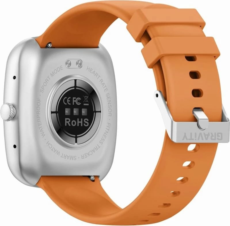 Smartwatch për meshkuj Gravity, portokalli
