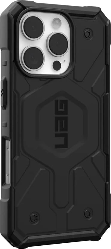 Mbështjellës Urban Armor Gear Pathfinder për celular, për Apple, 16 cm (6.3"), TPU, i zi
