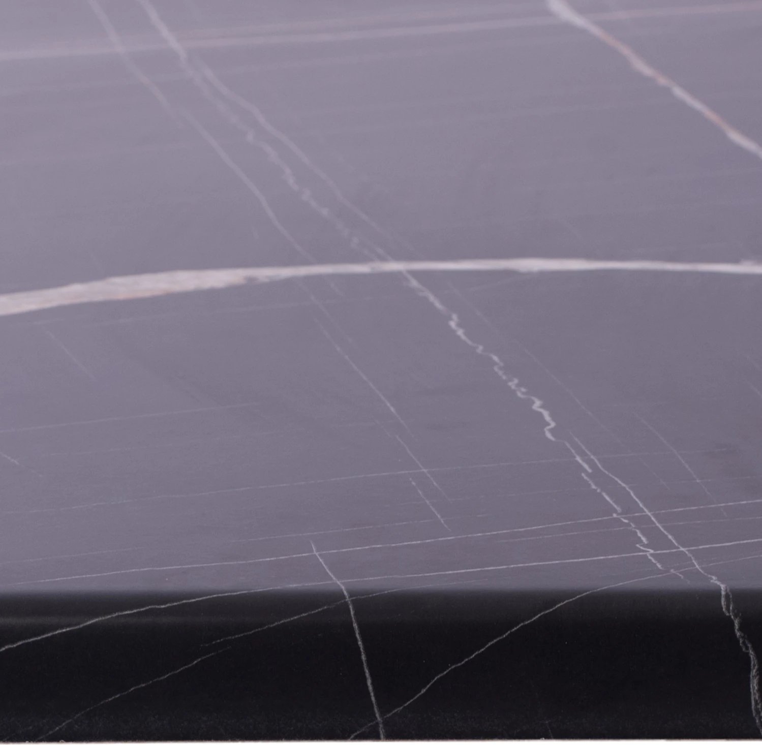 Sipërfaqe tavoline katrore, pamje mermeri të zi, 741 FH1, 60x60cm