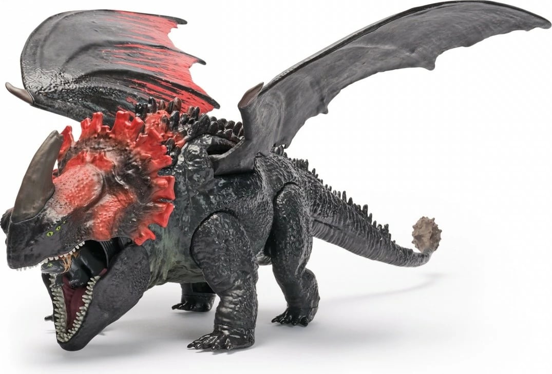 Set lodër, Spin Master How to Train Your Dragon 6072650, Red Death me figurine Toothless, plastikë, 4+, zi/e kuqe, set