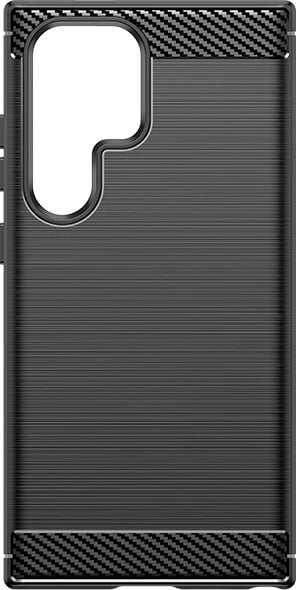 Mbështjellës Hurtel Carbon Case për Samsung Galaxy S24 Ultra, TPU, i zi