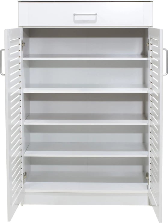 Dollap këpucësh Sante 20 palë, ngjyrë e bardhë, 80x37x123cm