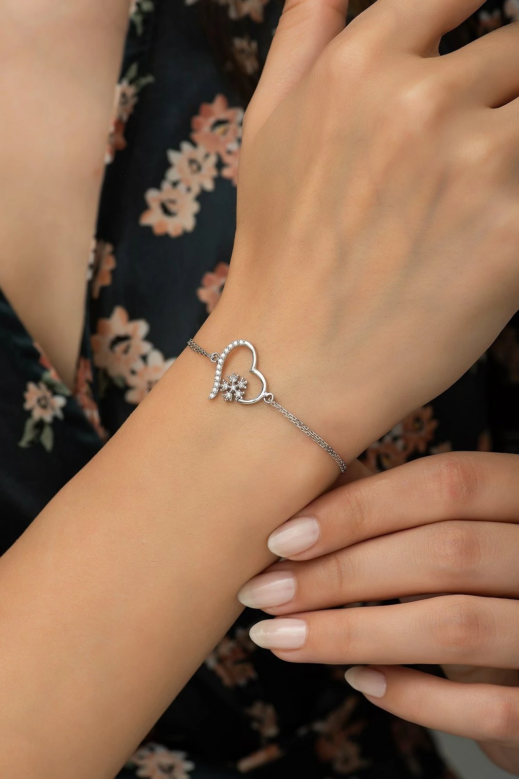 Byzylyk argjendi Jumeon, TRDYL714, ngjyrë argjendi, 19cm