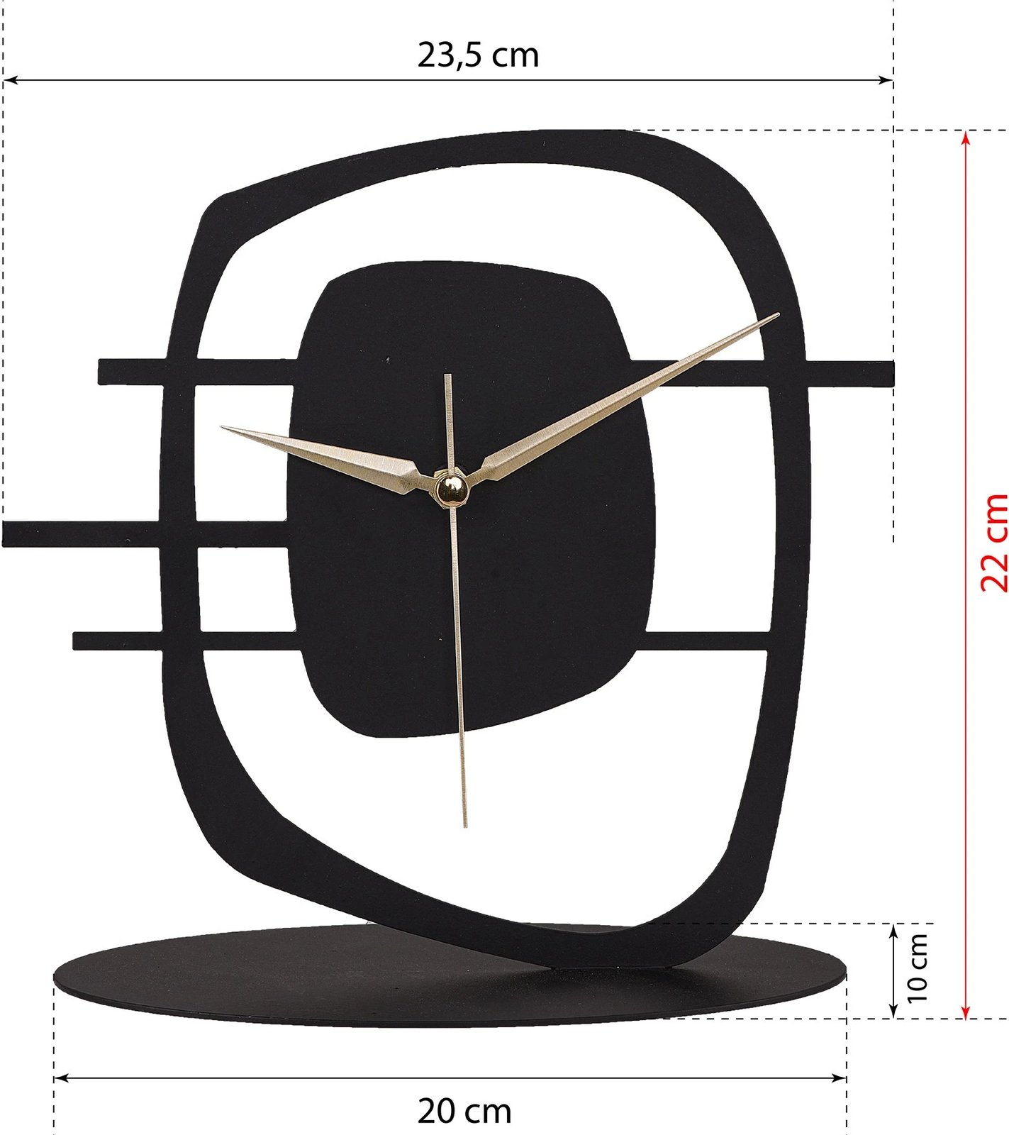 Orë dekorative Aberto Design, Macerie, e zezë