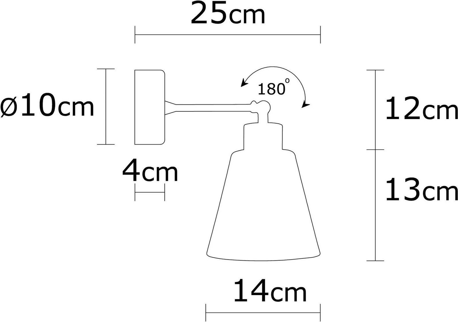 Llambë muri Opviq, Manavgat, ngjyrë bakri, N-612 Llambë muri Opviq, Manavgat, ngjyrë bakri, N-612