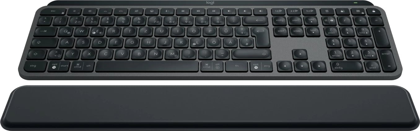 Tastierë Logitech MX Keys S, Wireless, RF Wireless + Bluetooth, Scissor key switch, QWERTZ, LED, Grafit