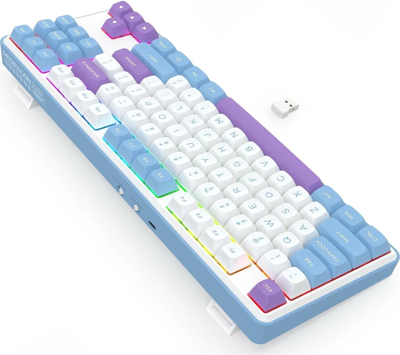 Tastierë Redragon K707WBP-RGB-PRO StarBlade, RGB, mekanike, e bardhë