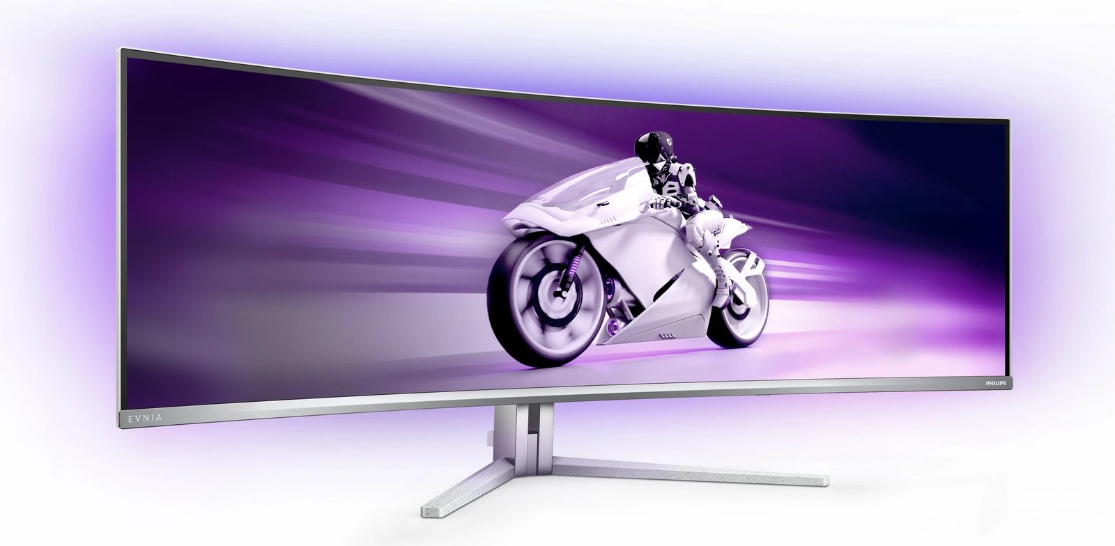 Monitor Philips 49M2C8900 QD-OLED 49 inç, 5120x1440, 32:9, Ambilight, USB-C, i bardhë Monitor Philips 49M2C8900 QD-OLED 49 inç, 5120x1440, 32:9, Ambilight, USB-C, i bardhë