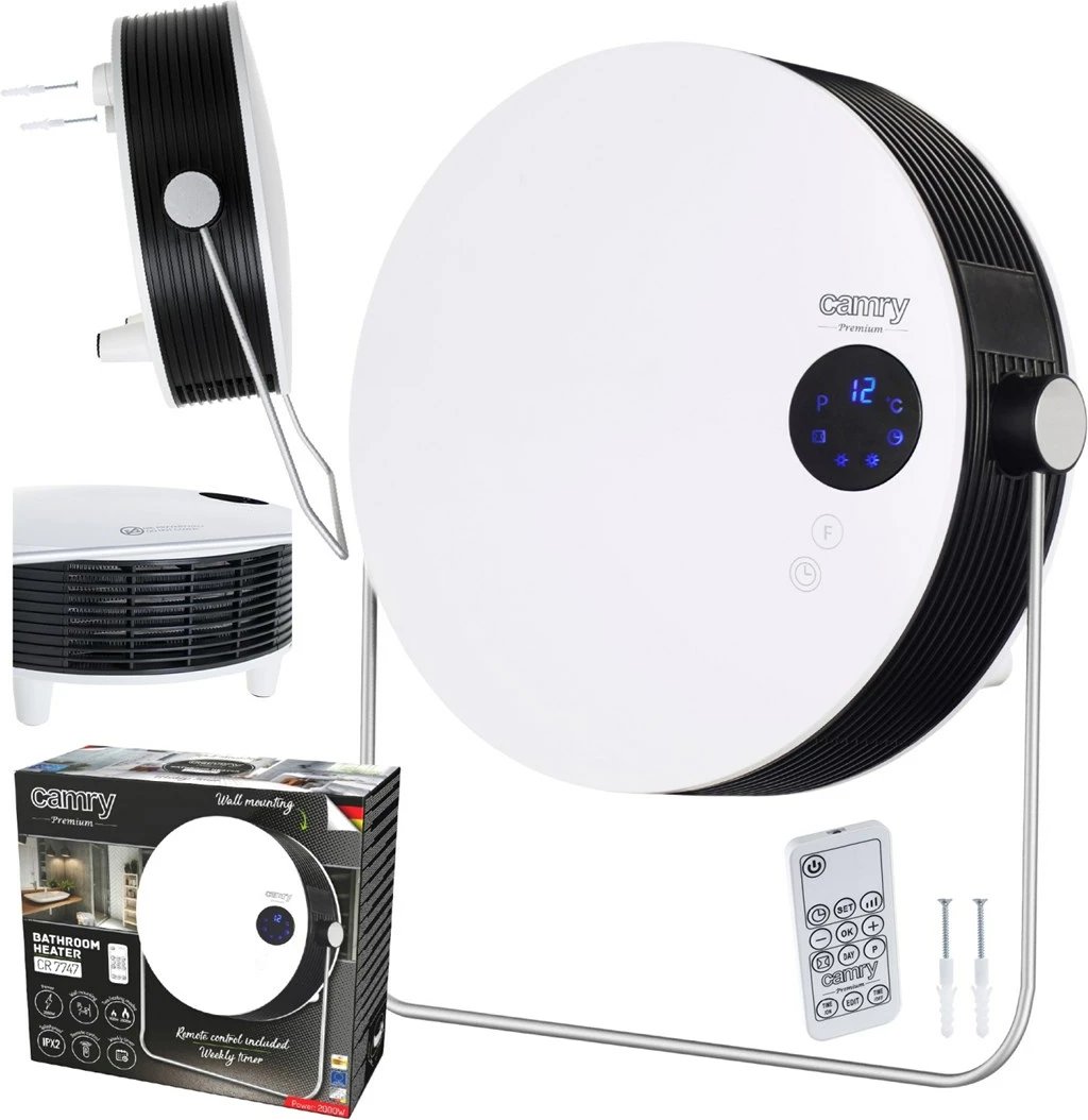 Radiator banjoje Adler CAMRY CR 7747, 2000 W, i bardhë