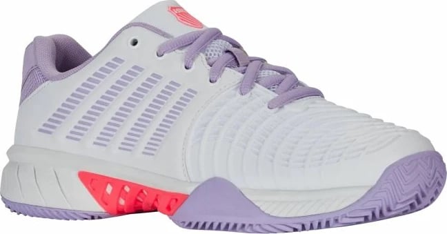 Atlete për femra K-Swiss, të bardha dhe vjollcë