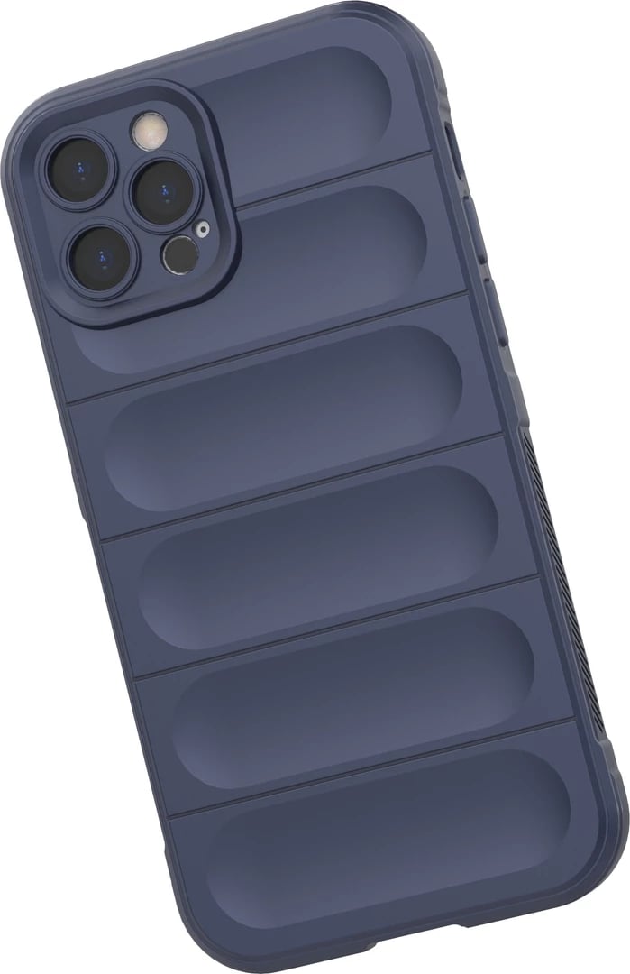 Mbështjellës Hurtel Magic Shield Case për iPhone 12 Pro, fleksibil, i blinduar, i kuq