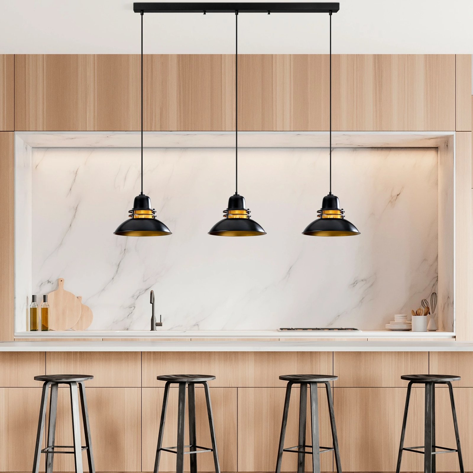 Llambë tavani Opviq, Tıbet - 3735-3, ngjyrë e zezë