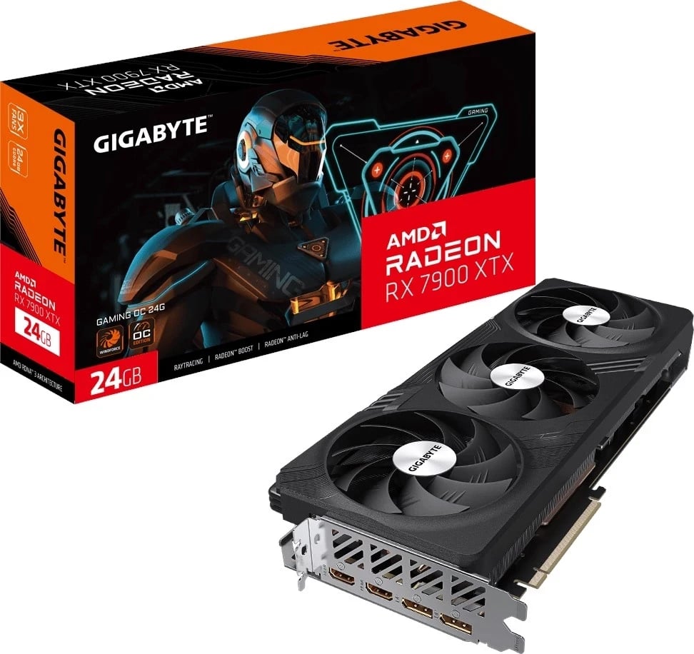 Kartë grafike Gigabyte Radeon RX 7900 XTX Gaming OC, 24GB