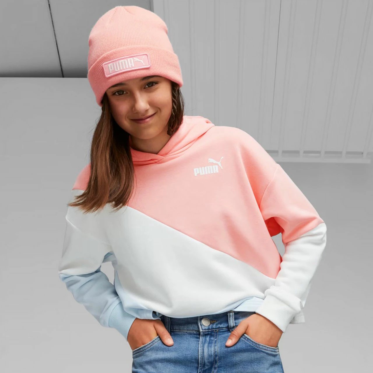 Kapelë dimri për fëmijë Puma, rozë Kapelë dimri për fëmijë Puma, rozë