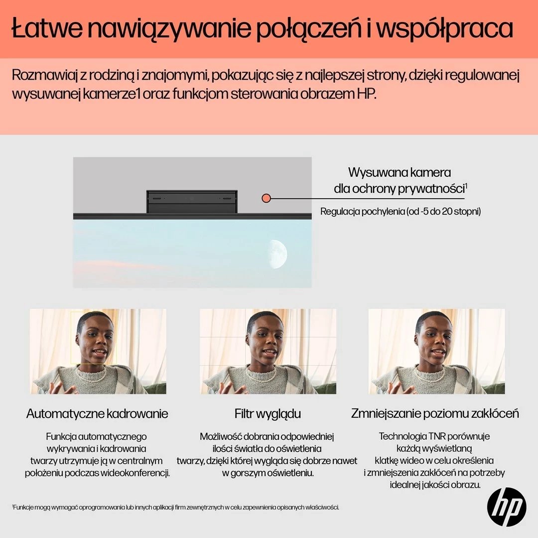 Kompjuter HP AiO 24-cr0312nw, Ryzen 5 7520, 23.8" FHD, 16GB RAM, 512GB SSD, Bardhë