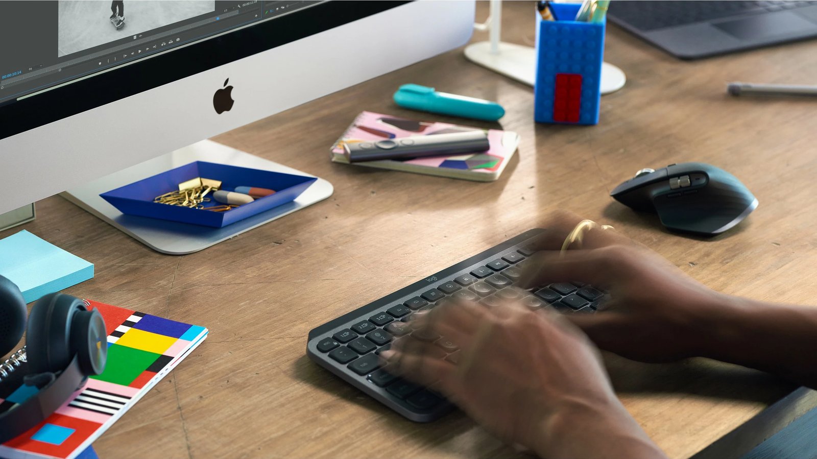 Tastierë Logitech MX Keys Mini, wireless, e ndriçuar, gri e errët