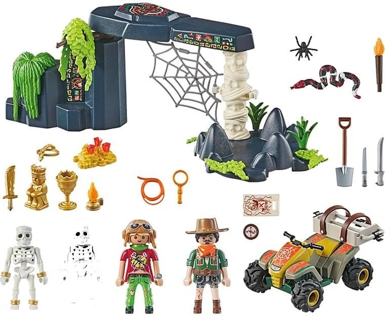 Set figurina Playmobil Jungle Treasure Hunt 71454, 72 pjesë