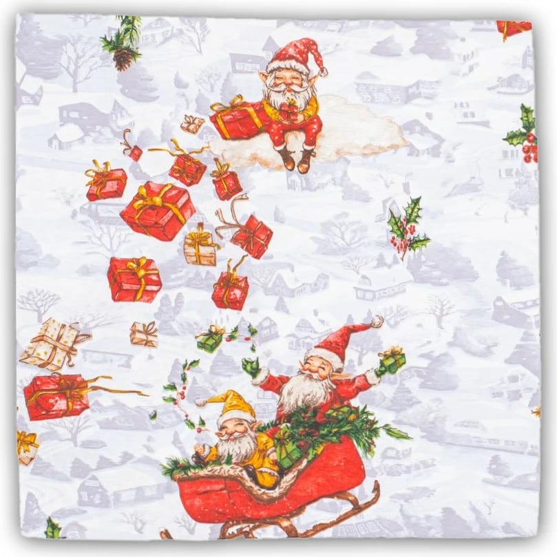 Mbulesë jastëku, NEW BABY, Christmas, 40x40 cm, pambuk 100%, OEKO-TEX Standard 100