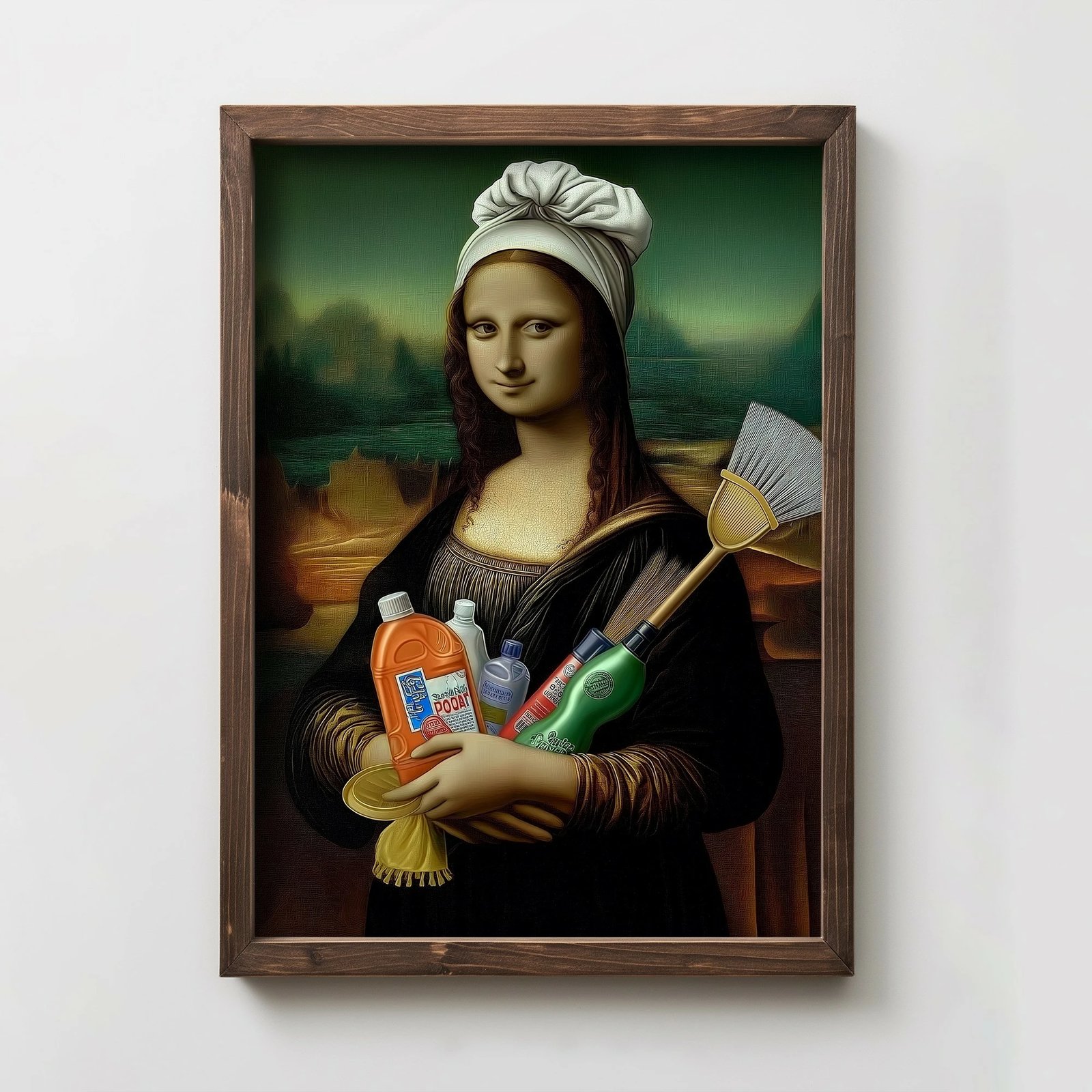 Pikturë dekorative me kornizë MDF, shumëngjyrëshe, TUN041-L