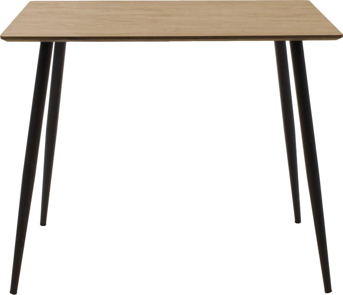 Set tavoline me karrige Julita-Cuba, ngjyrë e zezë-sonoma, 70x70x75cm