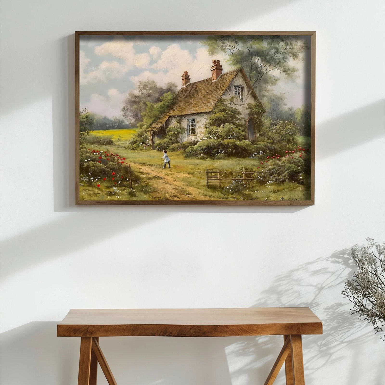 Pikturë dekorative me kornizë MDF, shumëngjyrëshe, Wallity GE186-L