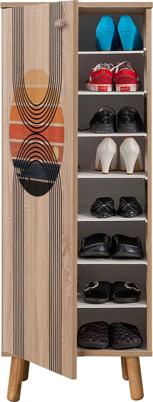 Dollap për këpucë Skye Decor, Vegas - S 926, ngjyrë sonomo